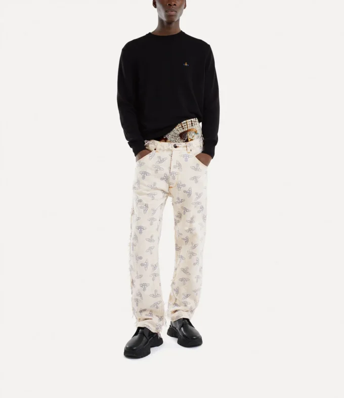 Alex tröja med rund hals