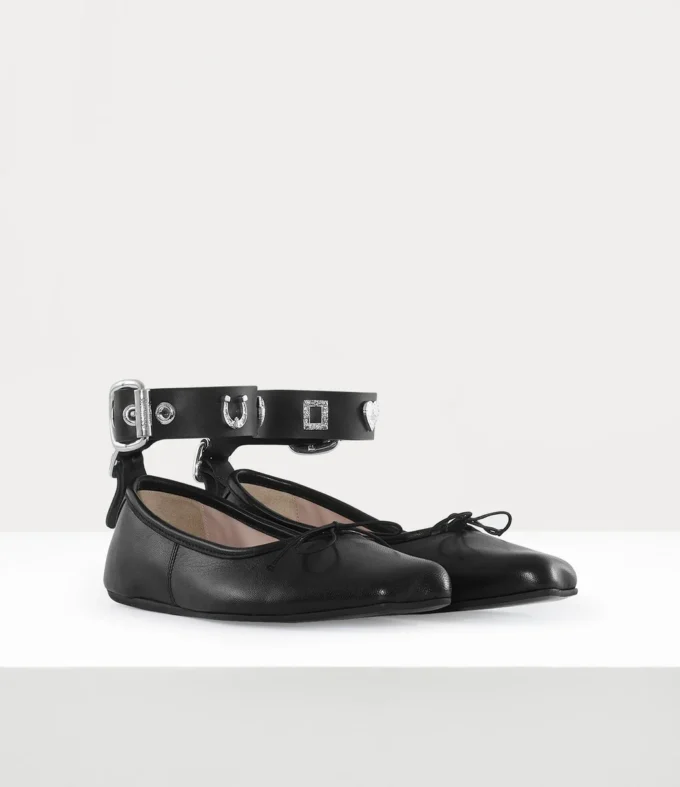 Bardot ballerinaskor