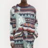 Broken Fair Isle-tröja