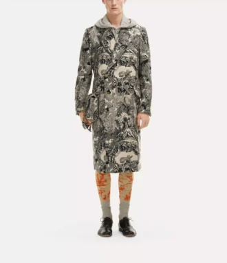 Klassisk dubbelknäppt kappa