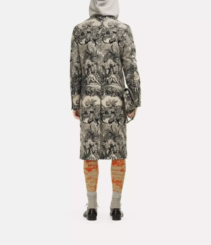 Klassisk dubbelknäppt kappa