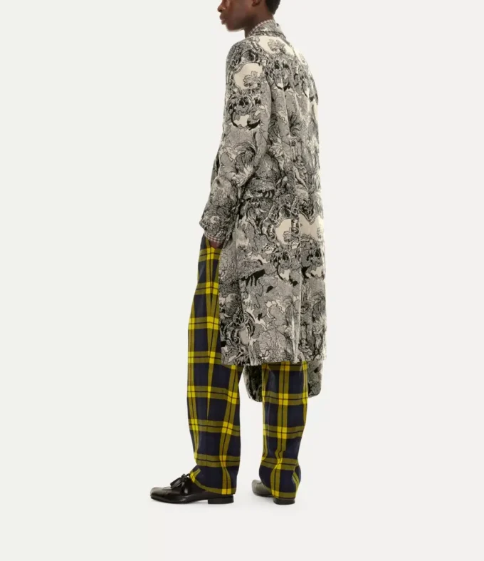 Klassisk dubbelknäppt kappa