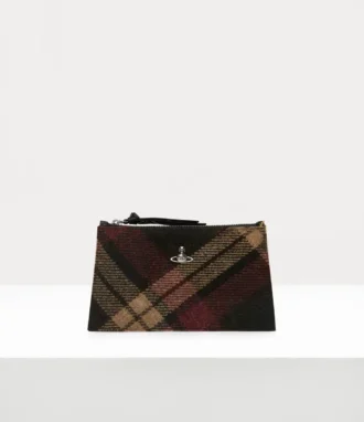 Liten platt zip-clutch