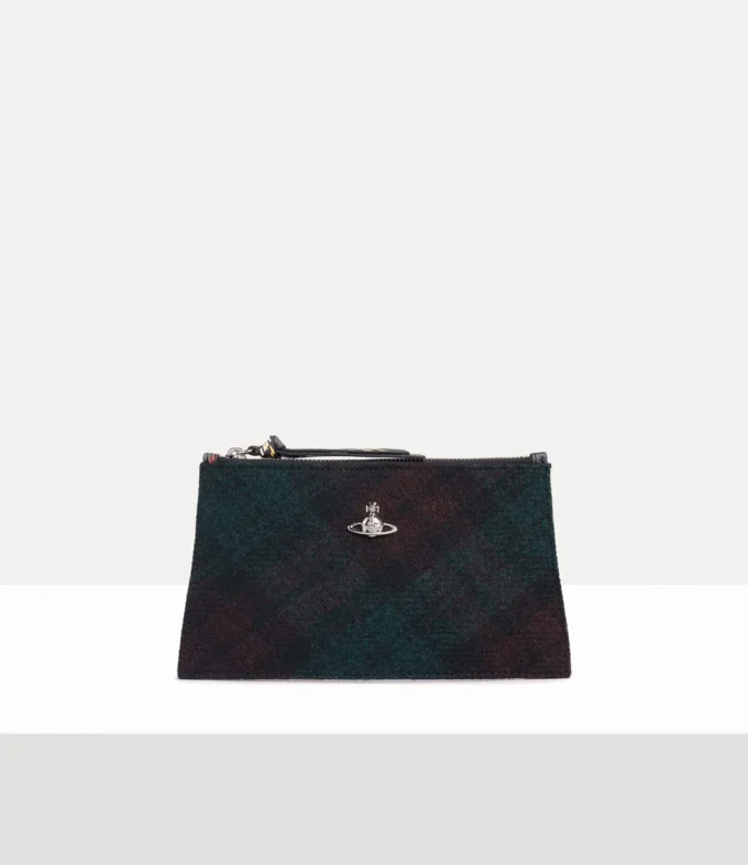 Liten platt zip-clutch