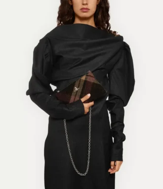 Liten platt zip-clutch