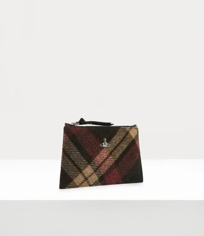 Liten platt zip-clutch