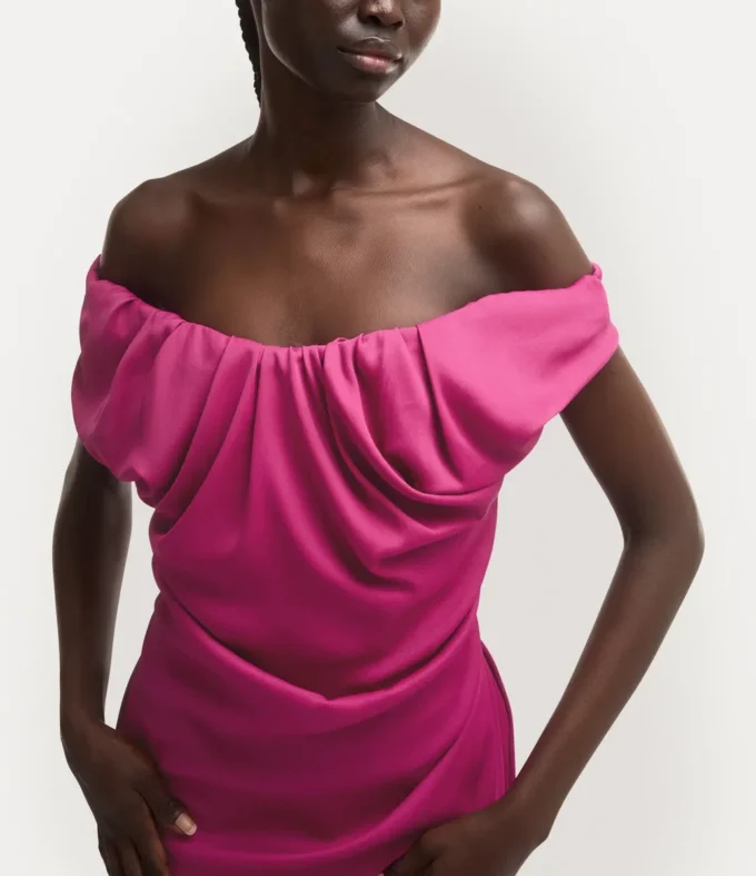 Lång Ginnie Amber-klänning