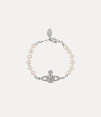 Mini Bas Relief Pearl-armband