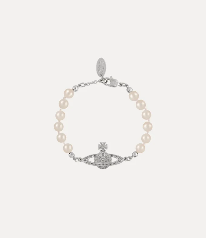 Mini Bas Relief Pearl-armband
