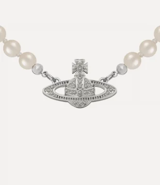Mini Bas Relief Pearl Choker