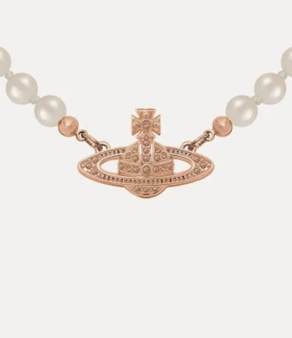 Mini Bas Relief Pearl Choker
