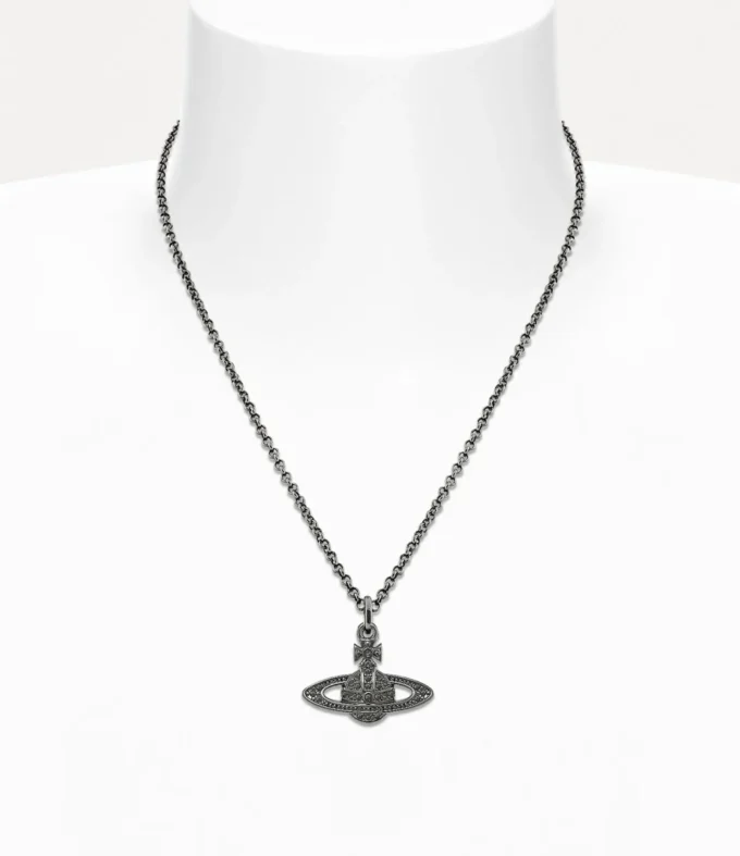 Mini Bas Relief Pendant Necklace